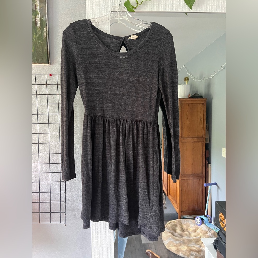 Love Charcoal Gray Top
